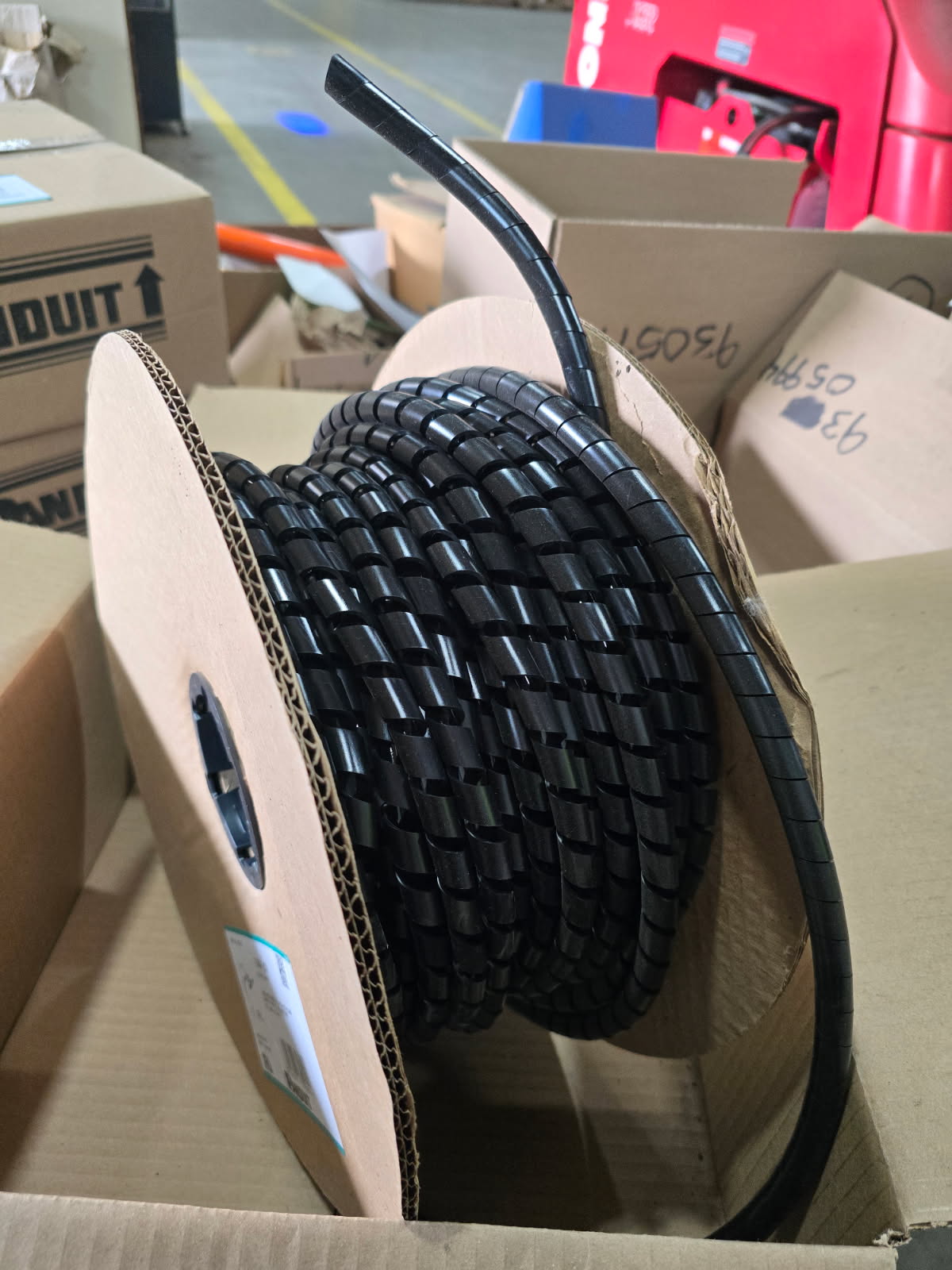 WRAP, SPL OUTDOOR PE BLK 1/2IN ODx100FT